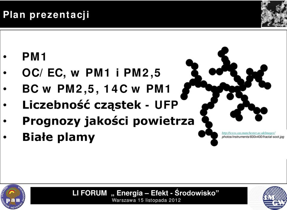 jakości powietrza Białe plamy http://www.cas.