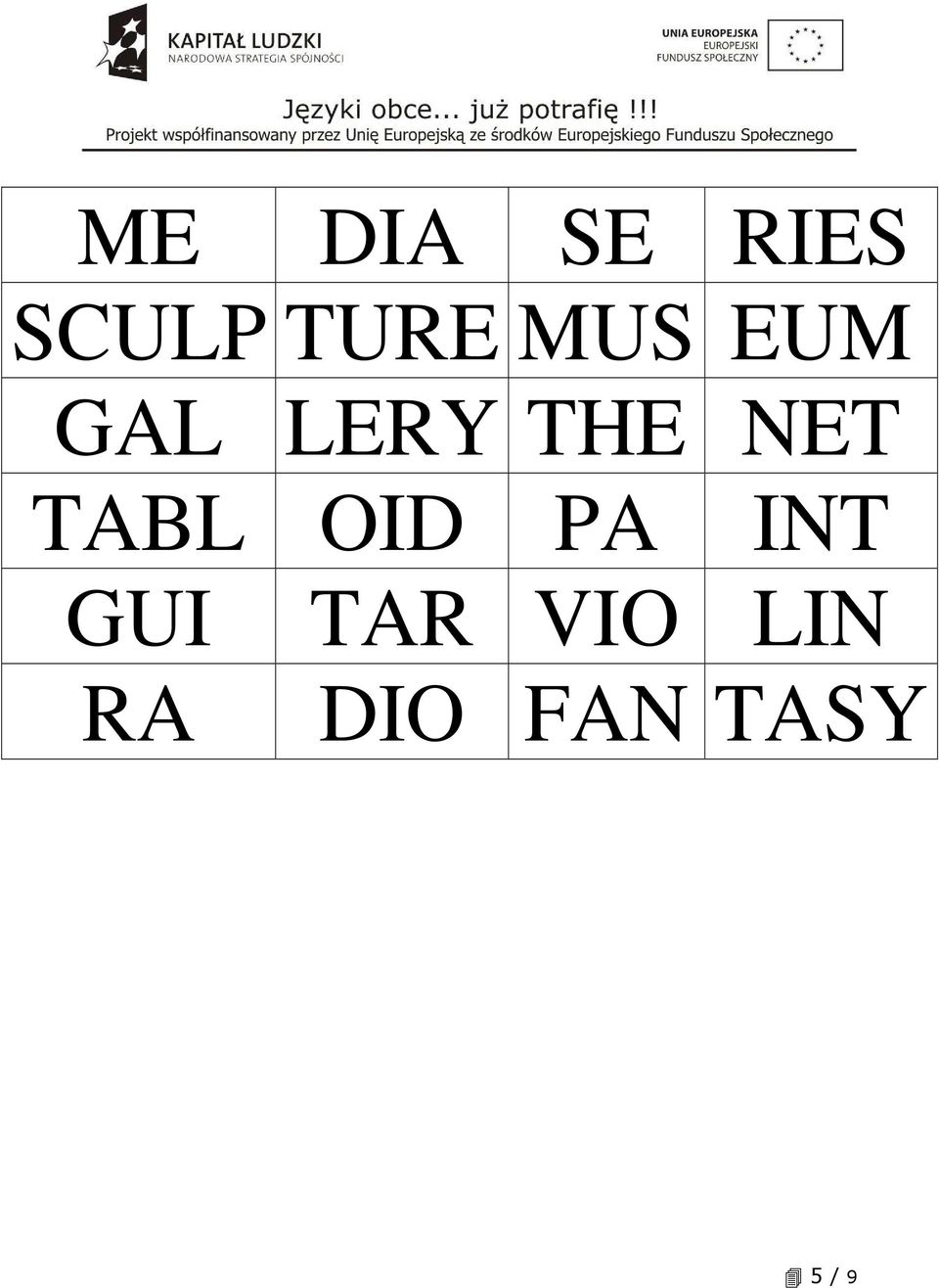 TABL OID PA INT GUI RA