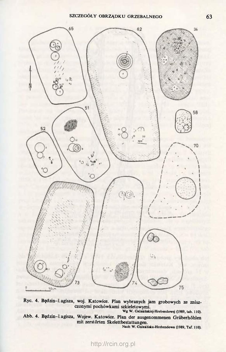 Galasińskiej-Hrebendowej (1989, tab. 110). Abb. 4. Będzin-Łagisza, Wojew. Katowice.
