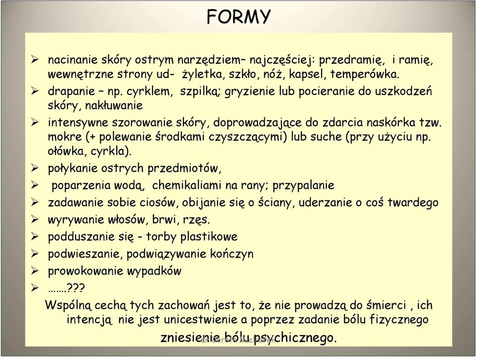 mokre (+ polewanie środkami czyszczącymi) lub suche (przy użyciu np. ołówka, cyrkla).
