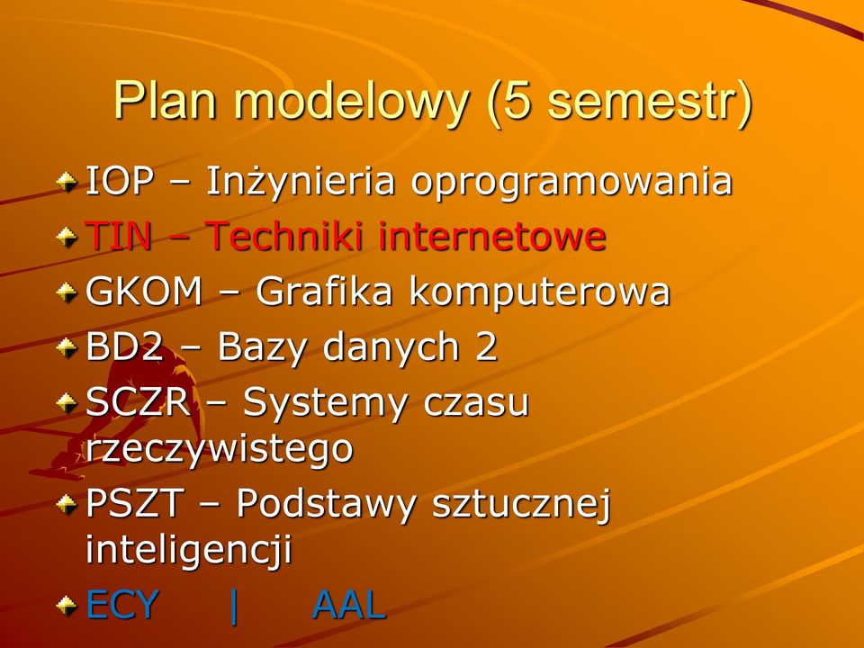 Grafika komputerowa BD2 Bazy danych 2 SCZR Systemy