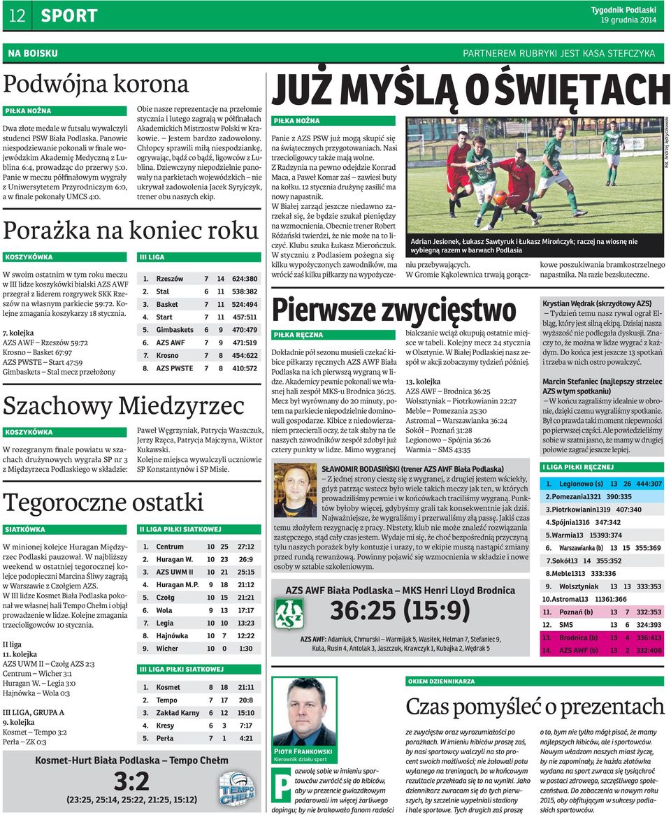 Panie w meczu półfinałowym wygrały z Uniwersytetem Przyrodniczym 6:0, a w finale pokonały UMCS 4:0.