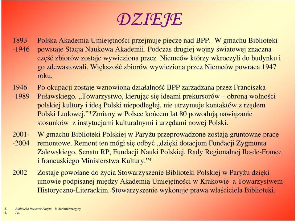 Po okupacji zostaje wznowiona działalność BPP zarządzana przez Franciszka Puławskiego.