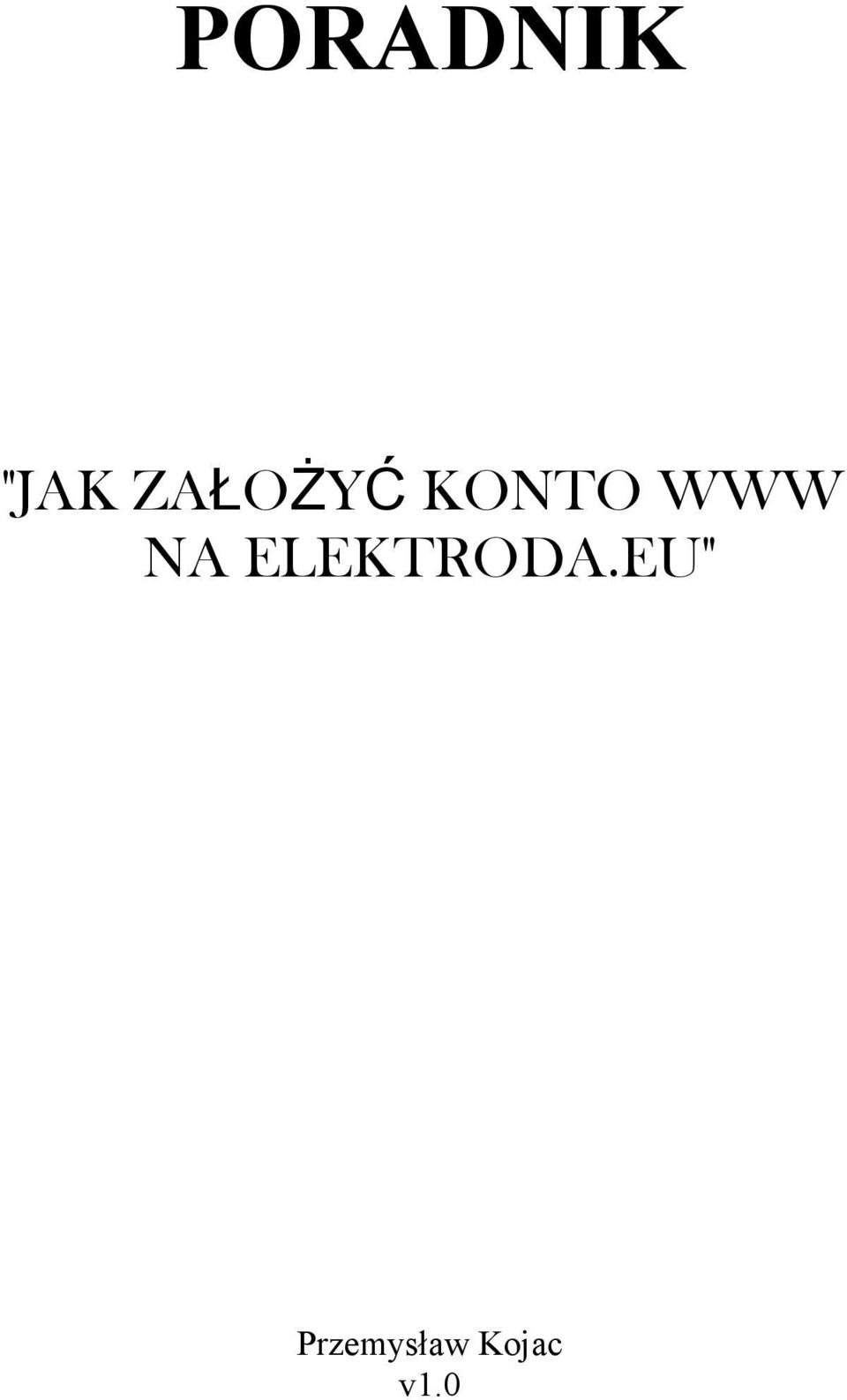 WWW NA ELEKTRODA.