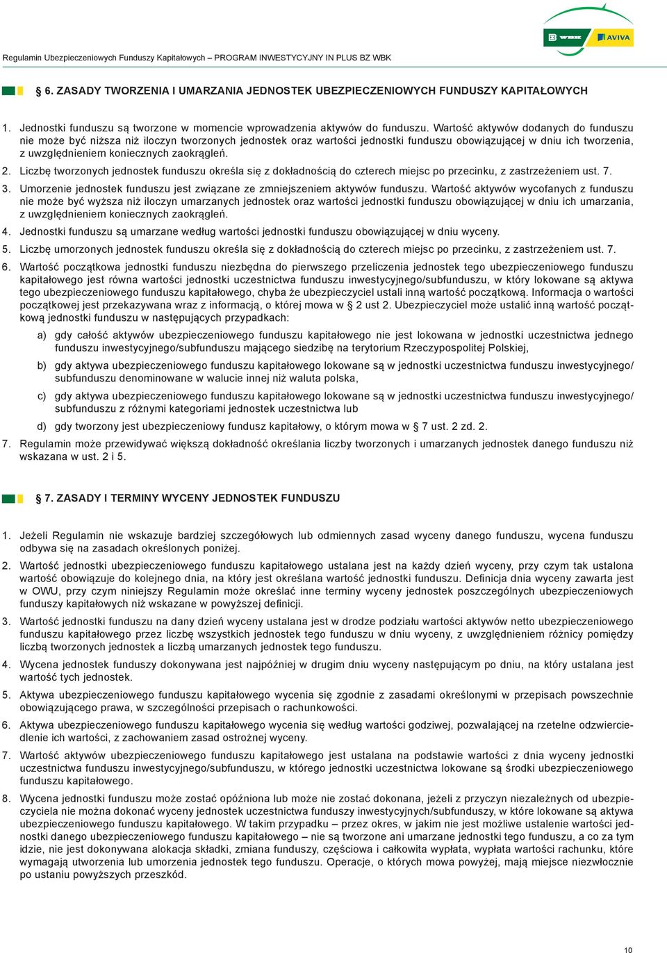 2. Liczbę tworzonych jednostek funduszu określa się z dokładnością do czterech miejsc po przecinku, z zastrzeżeniem ust. 7. 3.