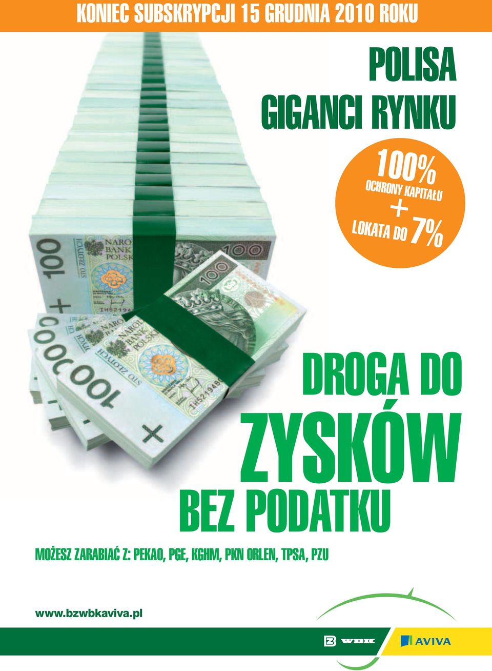 droga do zysków bez podatku Możesz zarabiać z: