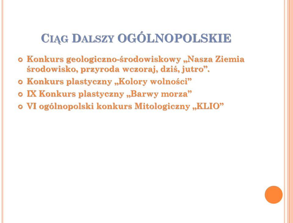 przyroda wczoraj, dziś, jutro.