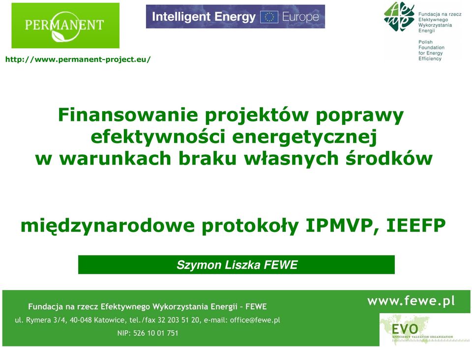 efektywności energetycznej w warunkach braku