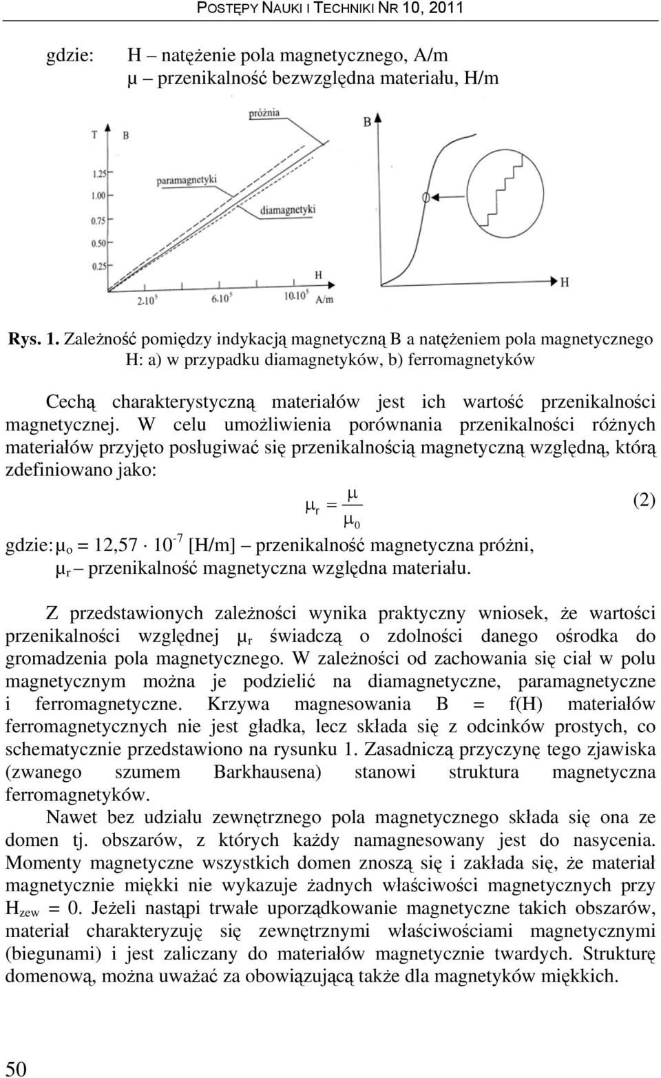 magnetycznej.