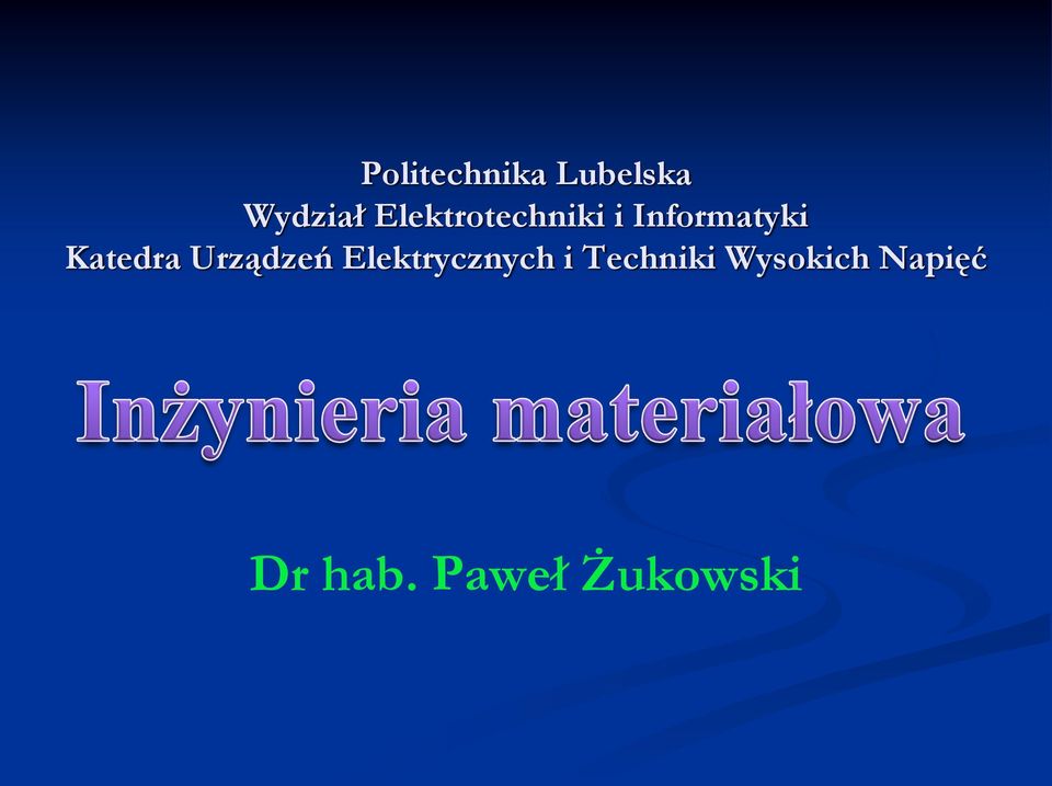 Katedra Urządzeń Elektrycznych i