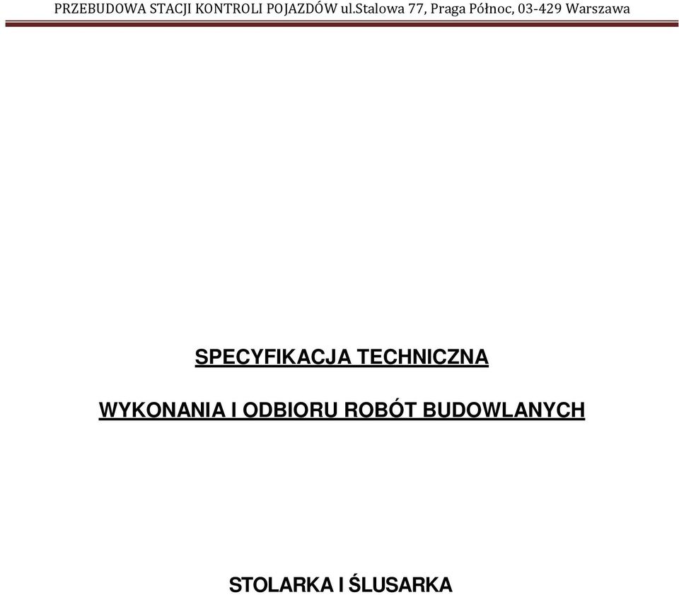 I ODBIORU ROBÓT