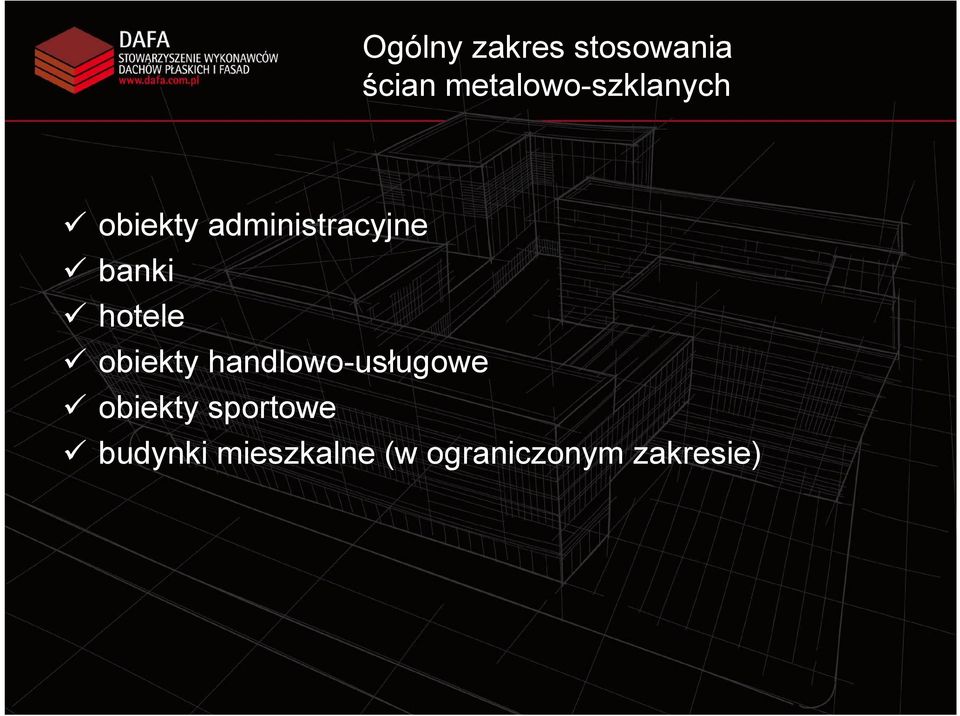 banki hotele obiekty handlowo-usługowe