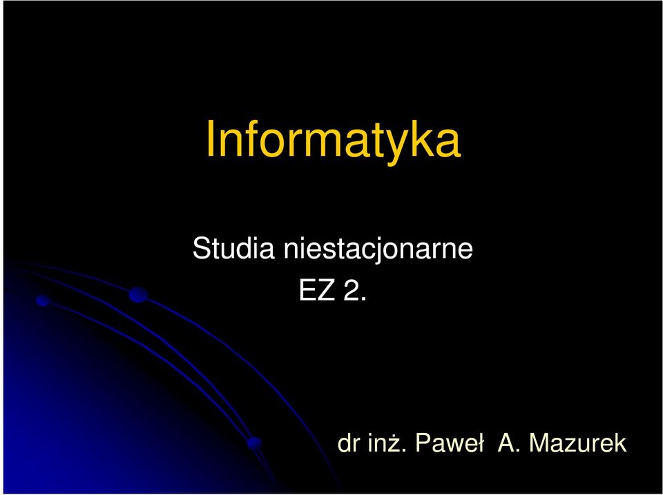 niestacjonarne