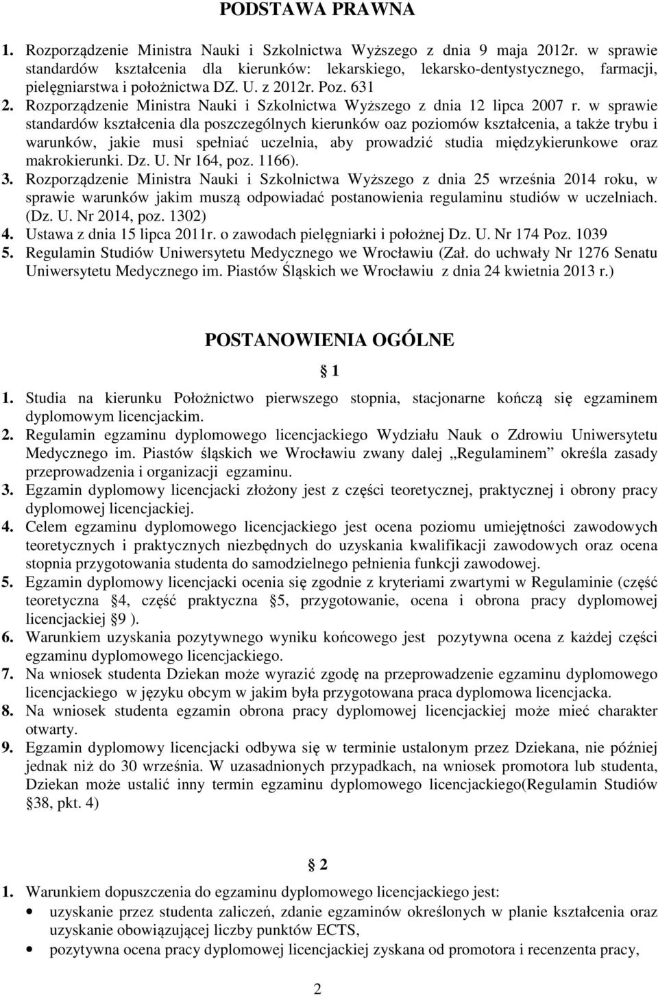 Rozporządzenie Ministra Nauki i Szkolnictwa Wyższego z dnia 12 lipca 2007 r.