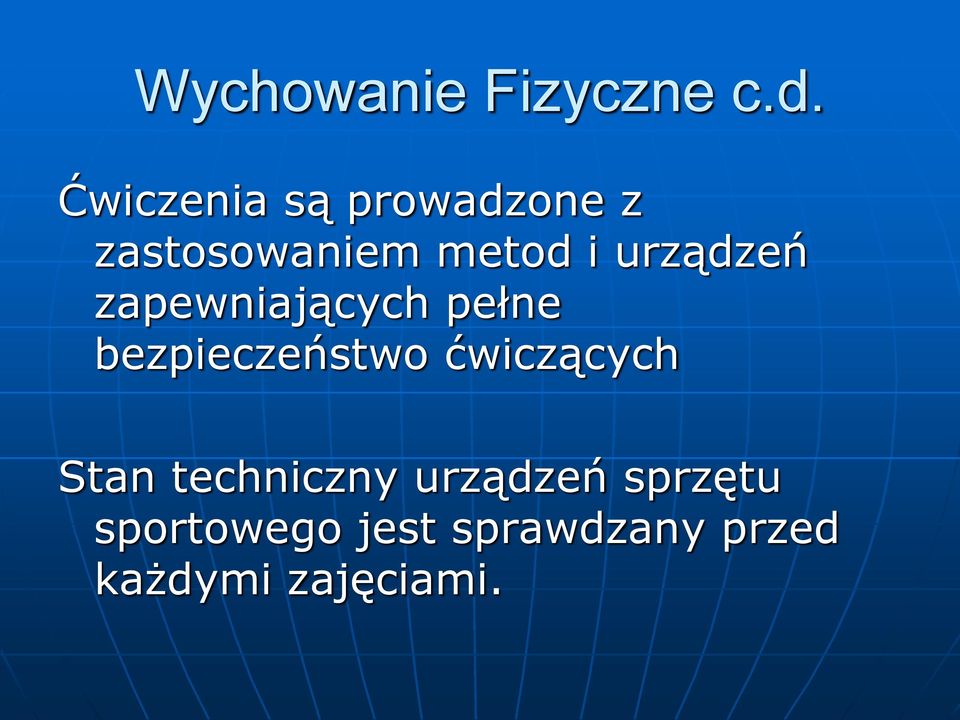 urządzeń zapewniających pełne bezpieczeństwo