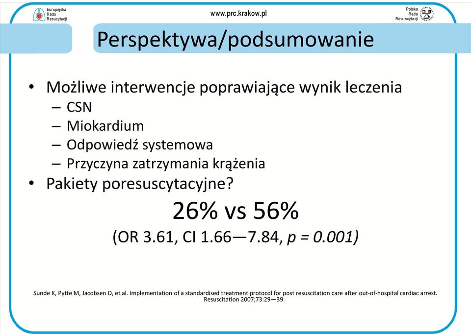 84, p = 0.001) Sunde K, Pytte M, Jacobsen D, et al.