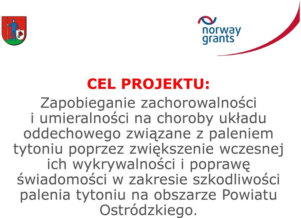 zwiększenie wczesnej ich wykrywalności i poprawę świadomości w