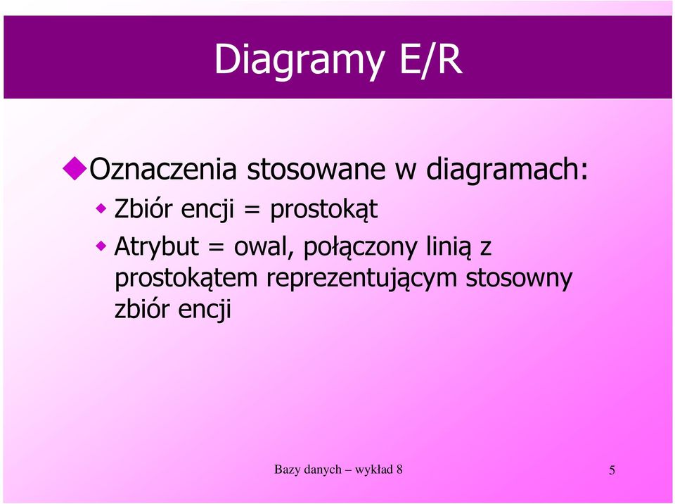 = owal, połączony linią z prostokątem