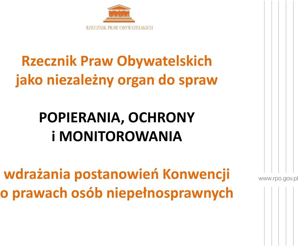 OCHRONY i MONITOROWANIA wdrażania