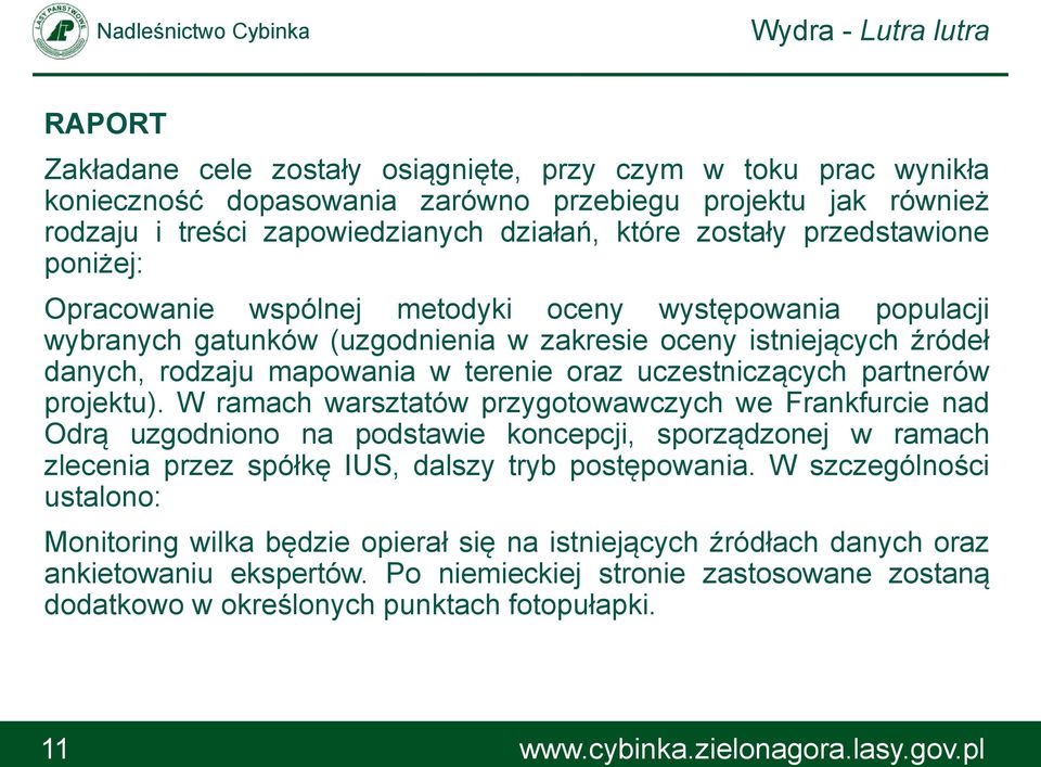 uczestniczących partnerów projektu).