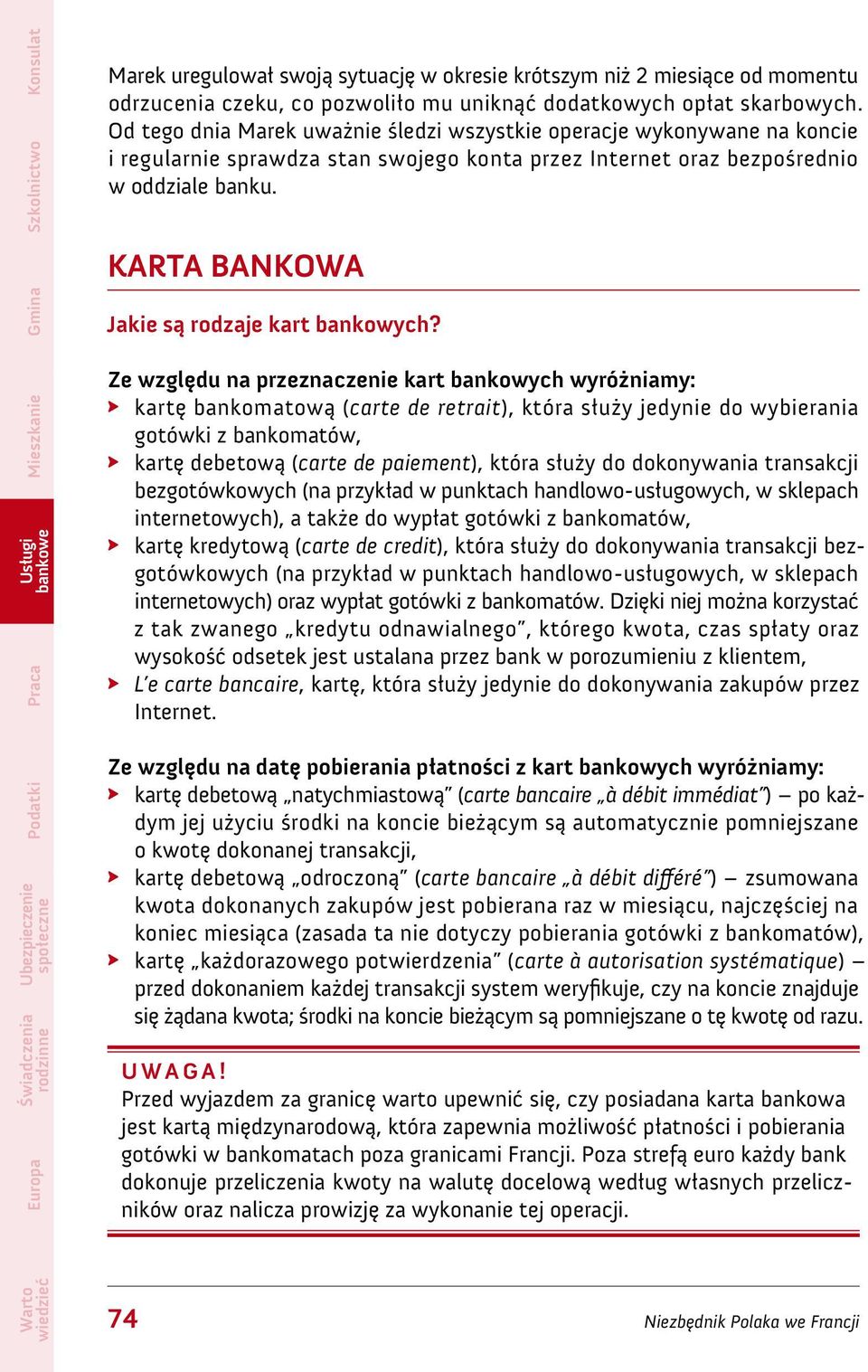 KARTA BANKOWA Jakie są rodzaje kart bankowych?