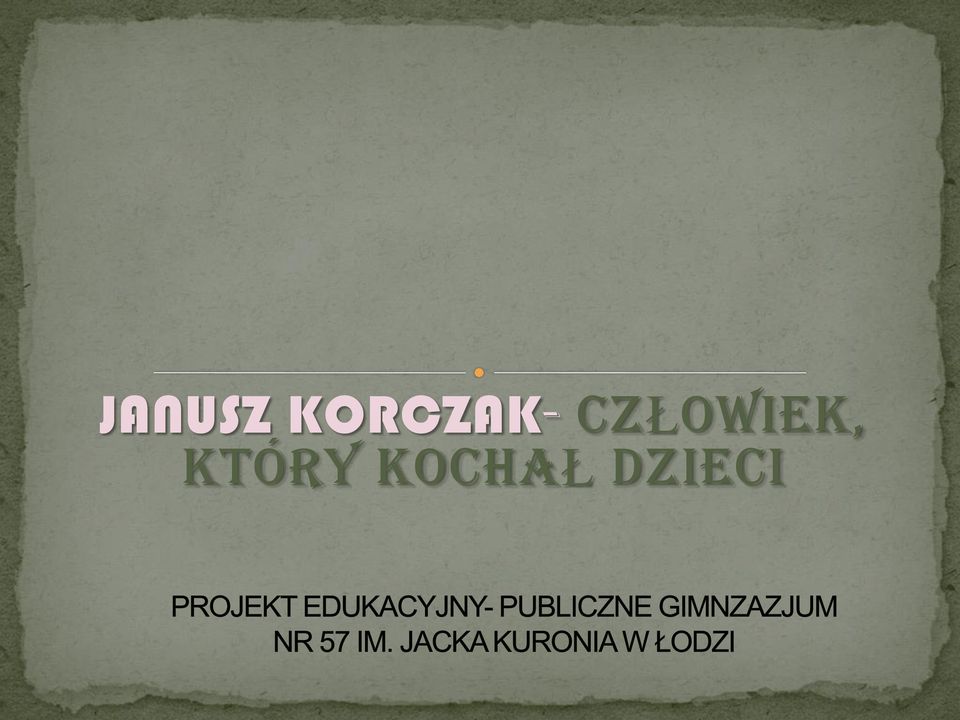 CZŁOWIEK,