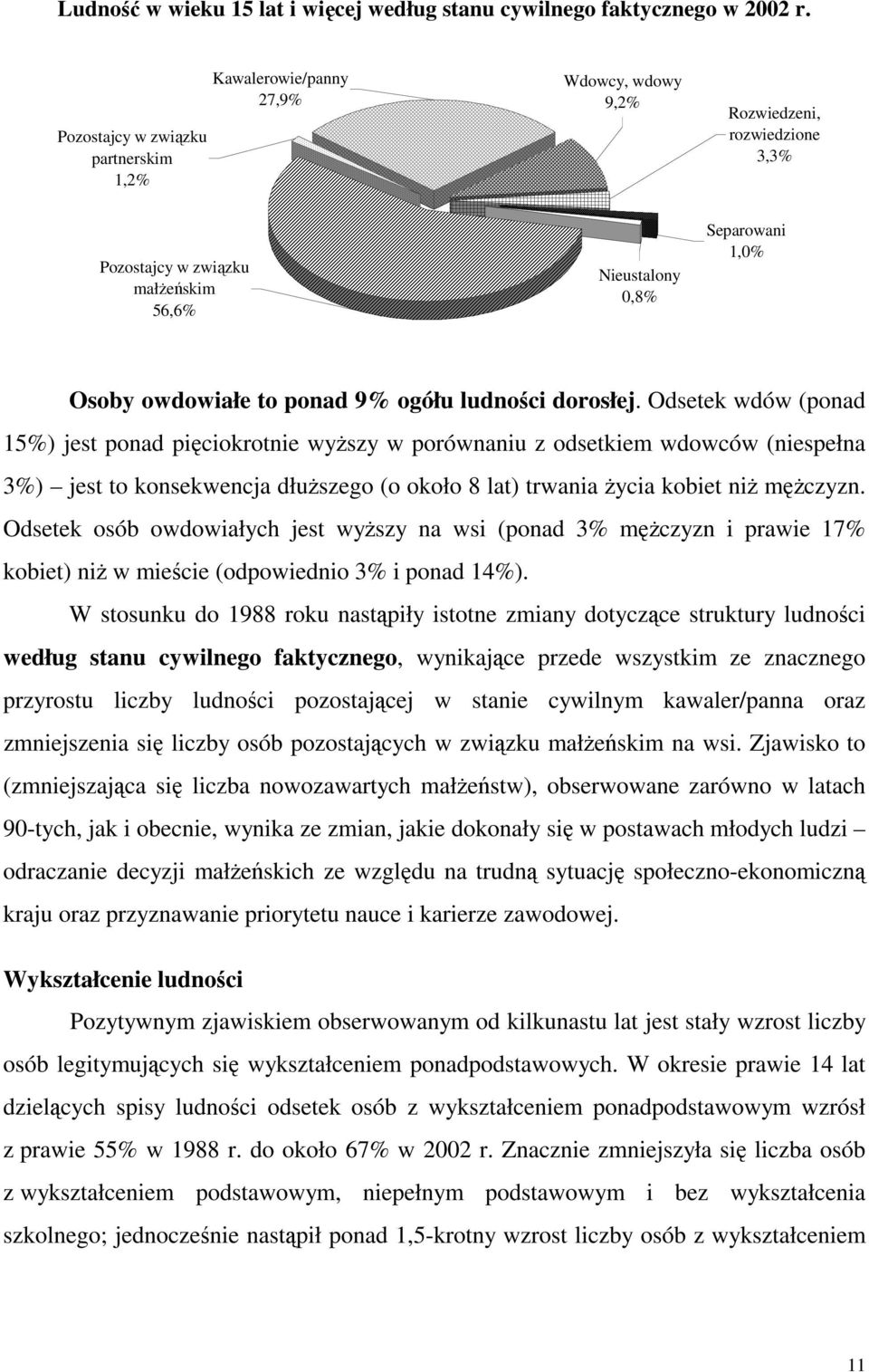 to ponad 9% ogółu ludności dorosłej.