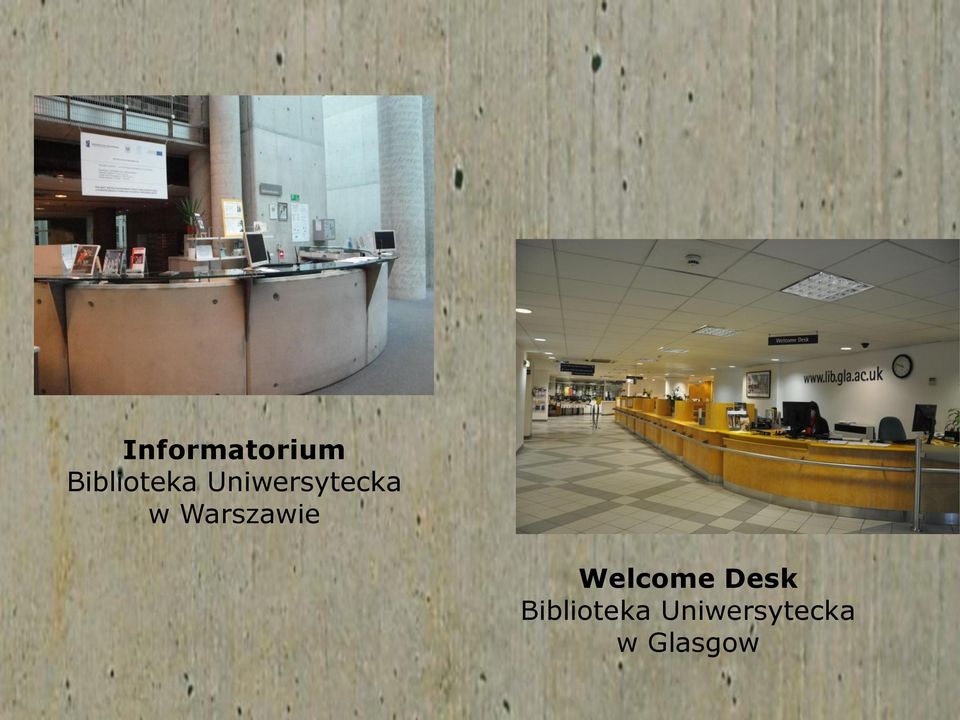 Warszawie Welcome Desk