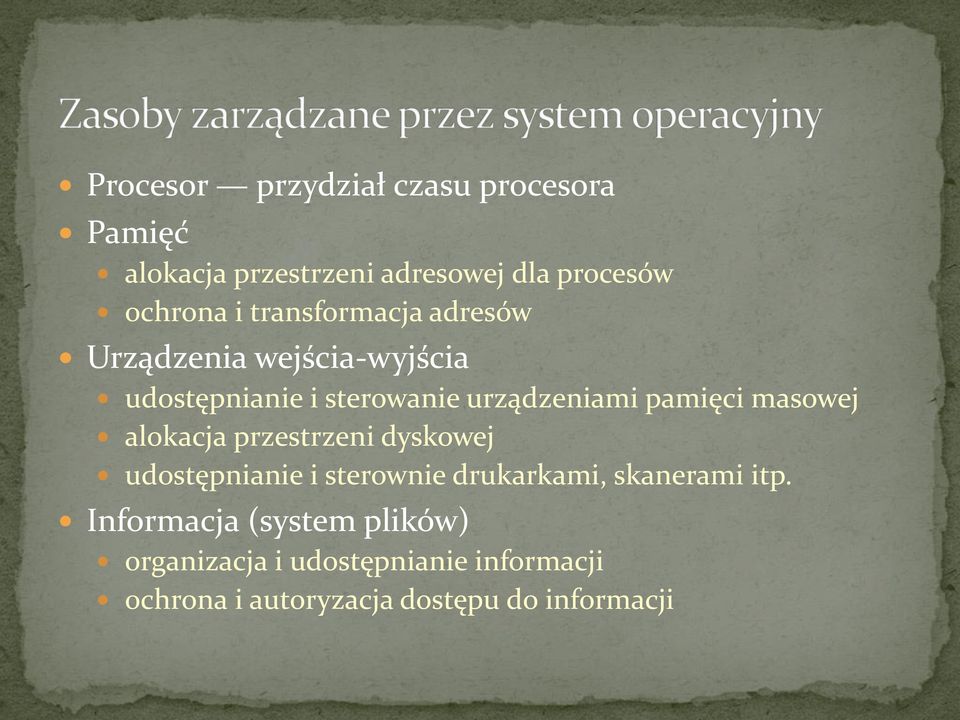 masowej alokacja przestrzeni dyskowej udostępnianie i sterownie drukarkami, skanerami itp.