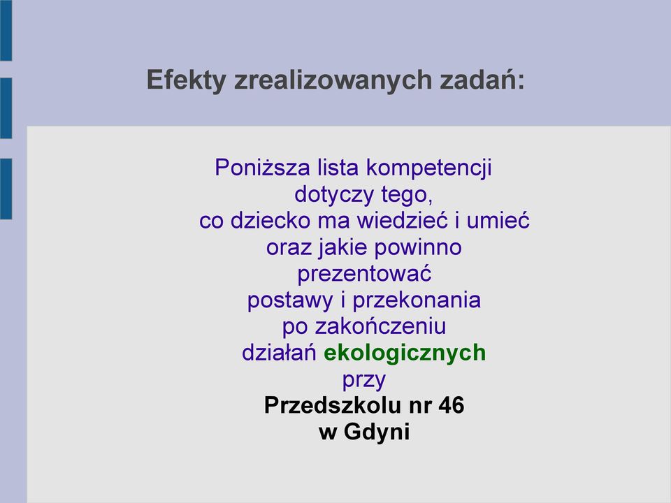 powinno prezentować postawy i przekonania po