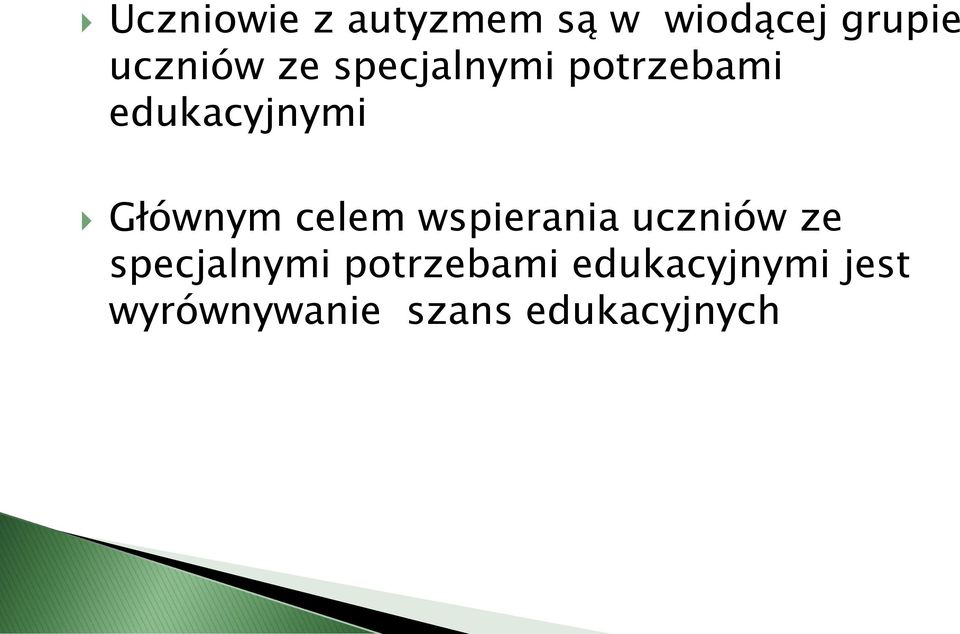 celem wspierania uczniów ze specjalnymi