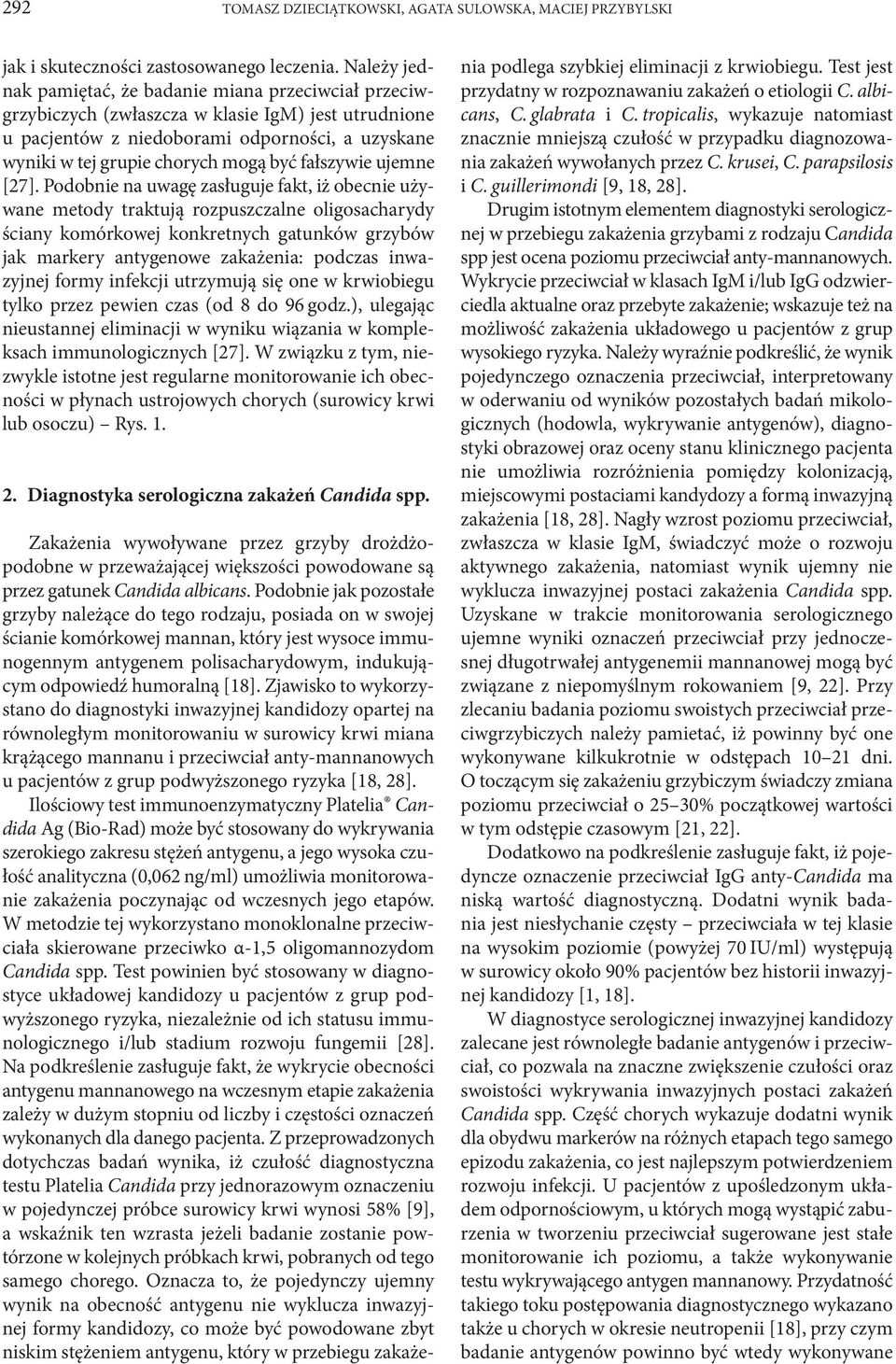 fałszywie ujemne [27].