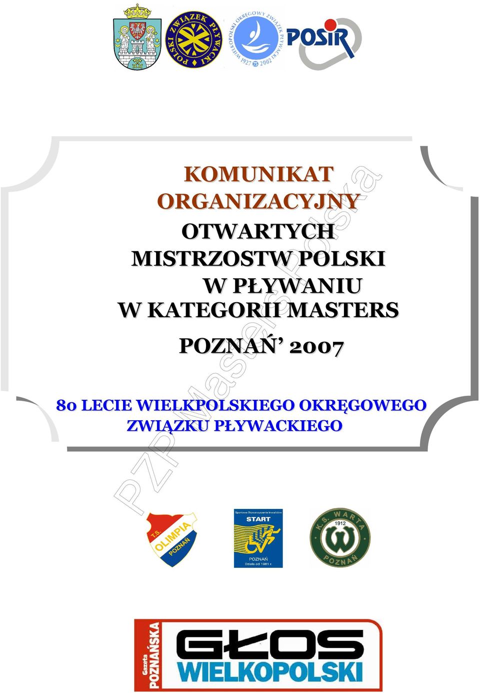 KATEGORII MASTERS POZNAŃ 2007 80