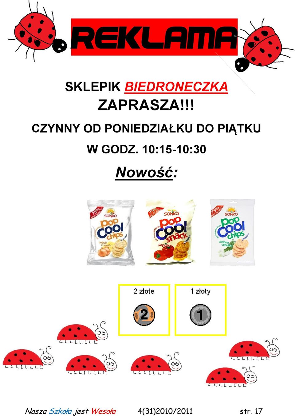 GODZ. 10:15-10:30 Nowość: Nasza