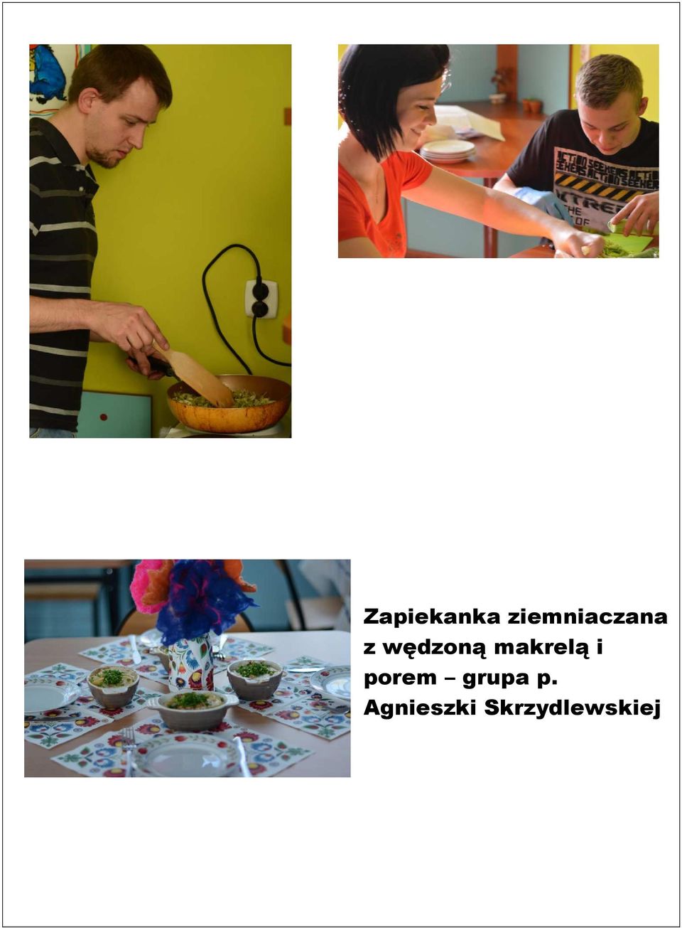 wędzoną makrelą i