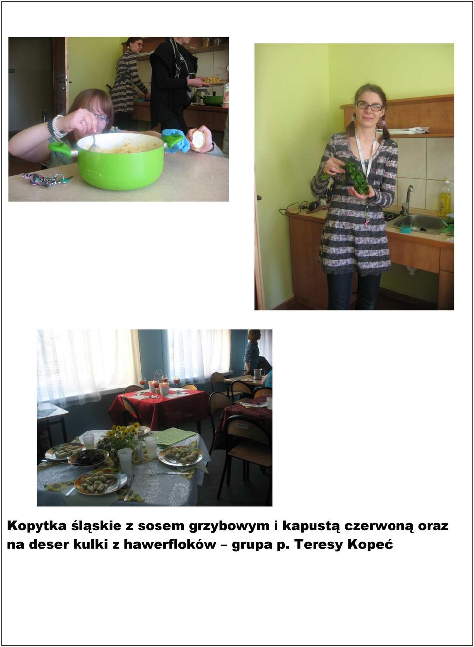 czerwoną oraz na deser
