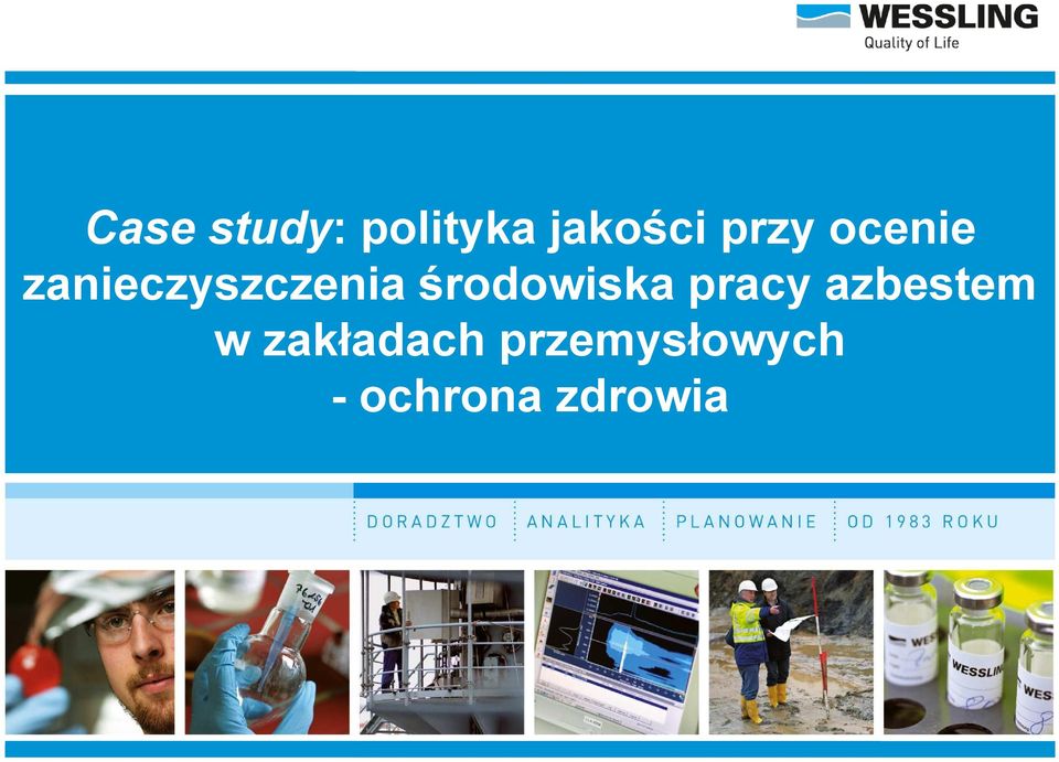 środowiska pracy azbestem w