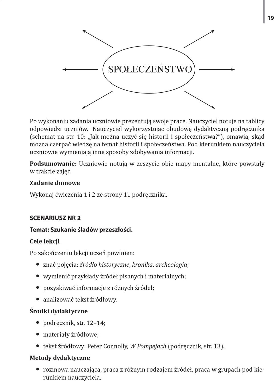 Pod kierunkiem nauczyciela uczniowie wymieniają inne sposoby zdobywania informacji. Podsumowanie: Uczniowie notują w zeszycie obie mapy mentalne, które powstały w trakcie zajęć.