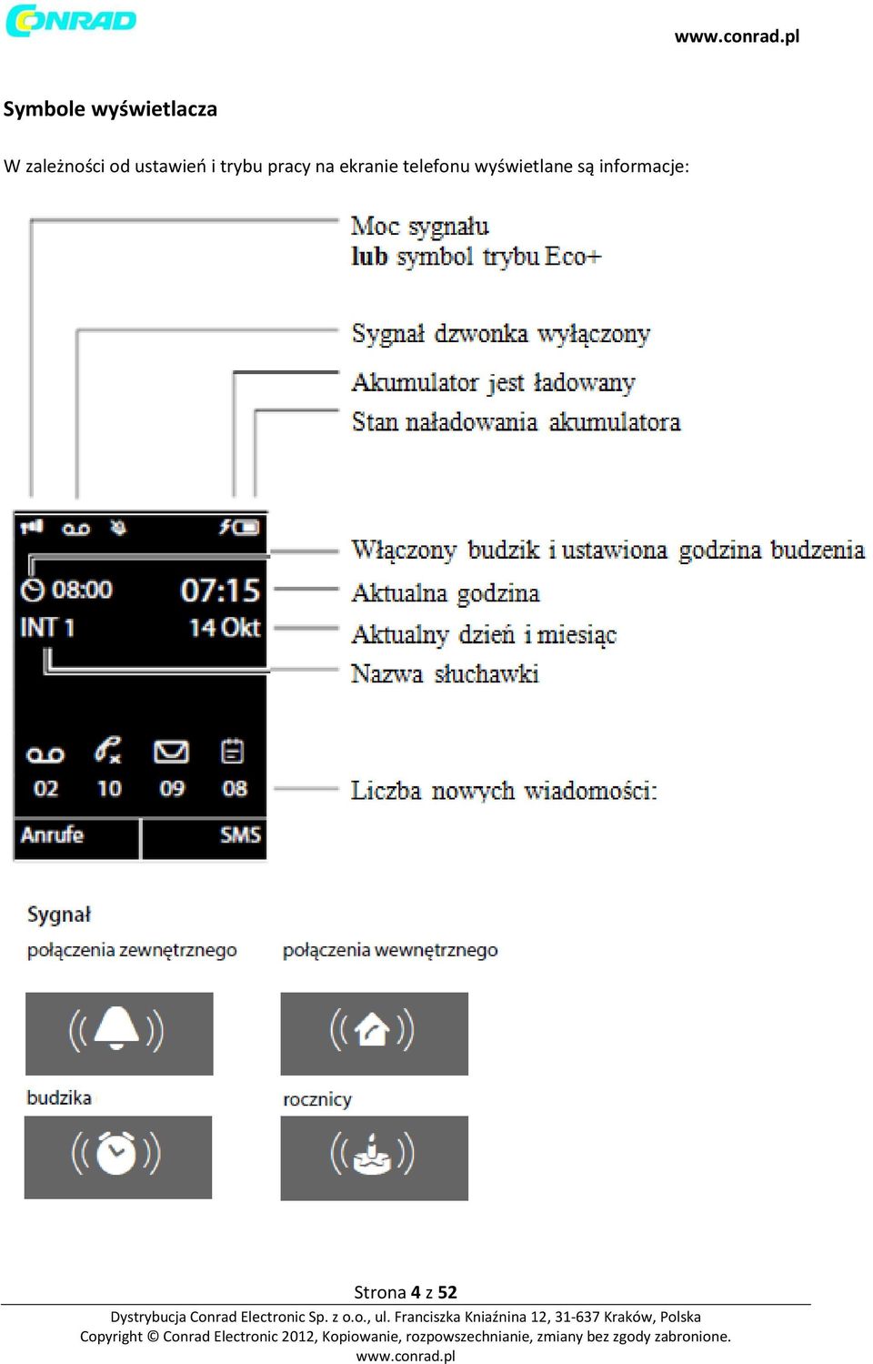trybu pracy na ekranie
