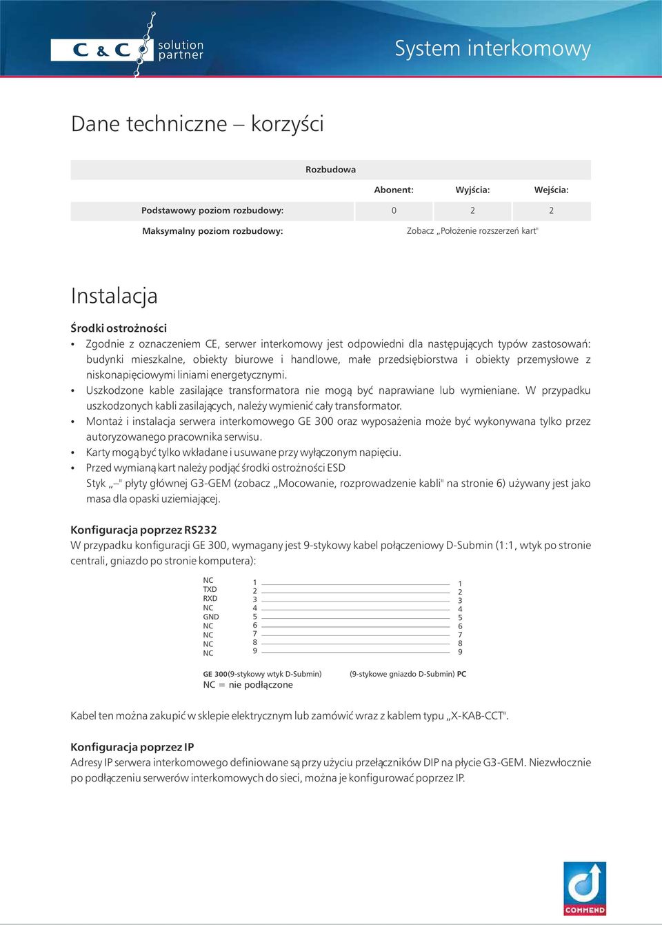 liniami energetycznymi. ź Uszkodzone kable zasilające transformatora nie mogą być naprawiane lub wymieniane. W przypadku uszkodzonych kabli zasilających, należy wymienić cały transformator.