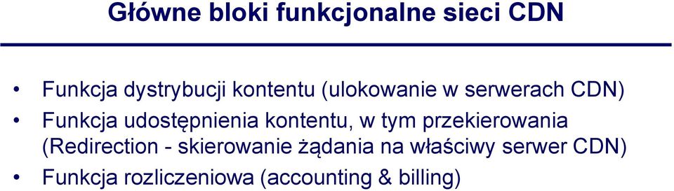 kontentu, w tym przekierowania (Redirection - skierowanie