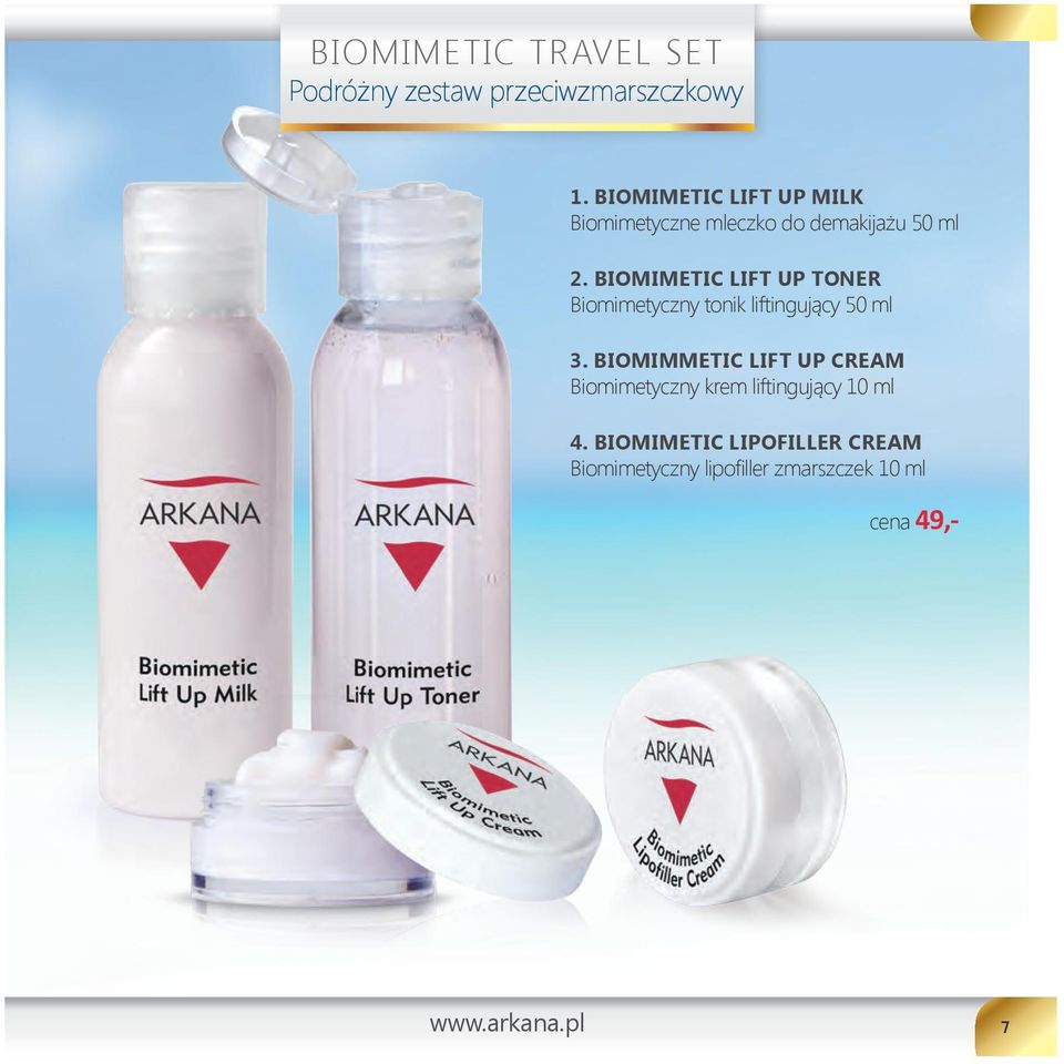 Biomimetic Lift Up toner Biomimetyczny tonik liftingujący 50 ml 3.