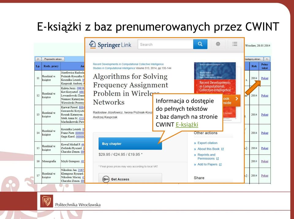 Informacja o dostępie do