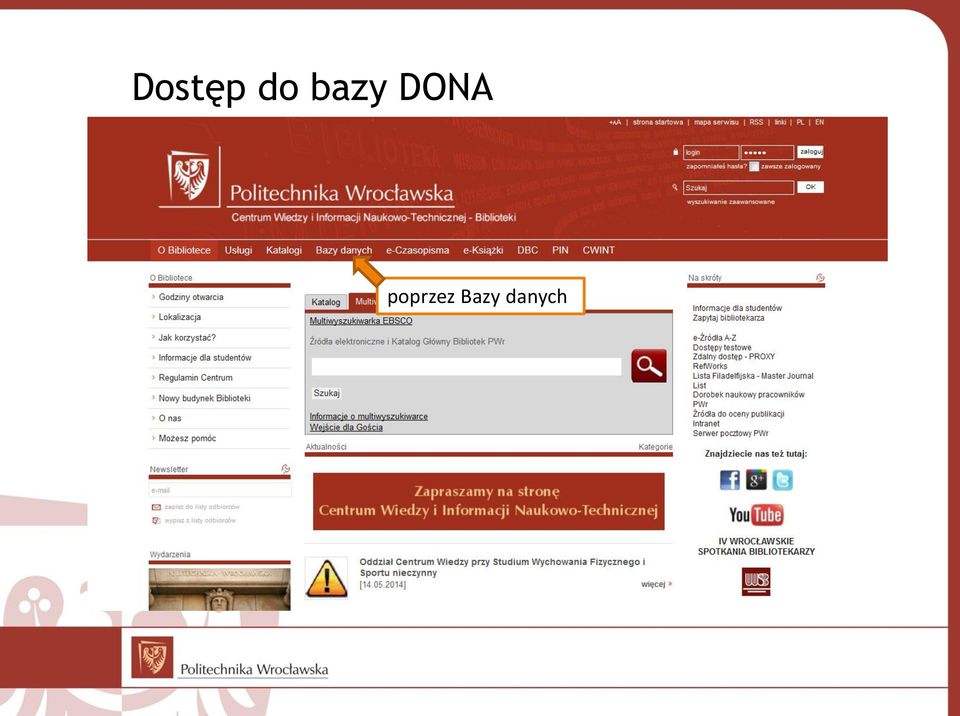 poprzez