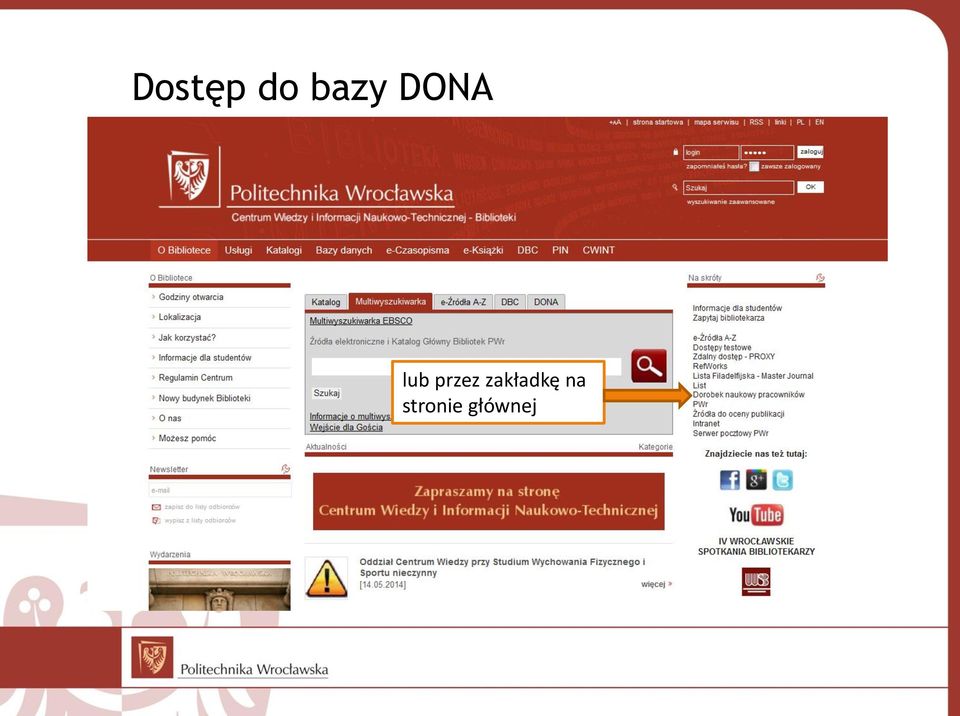 zakładkę na