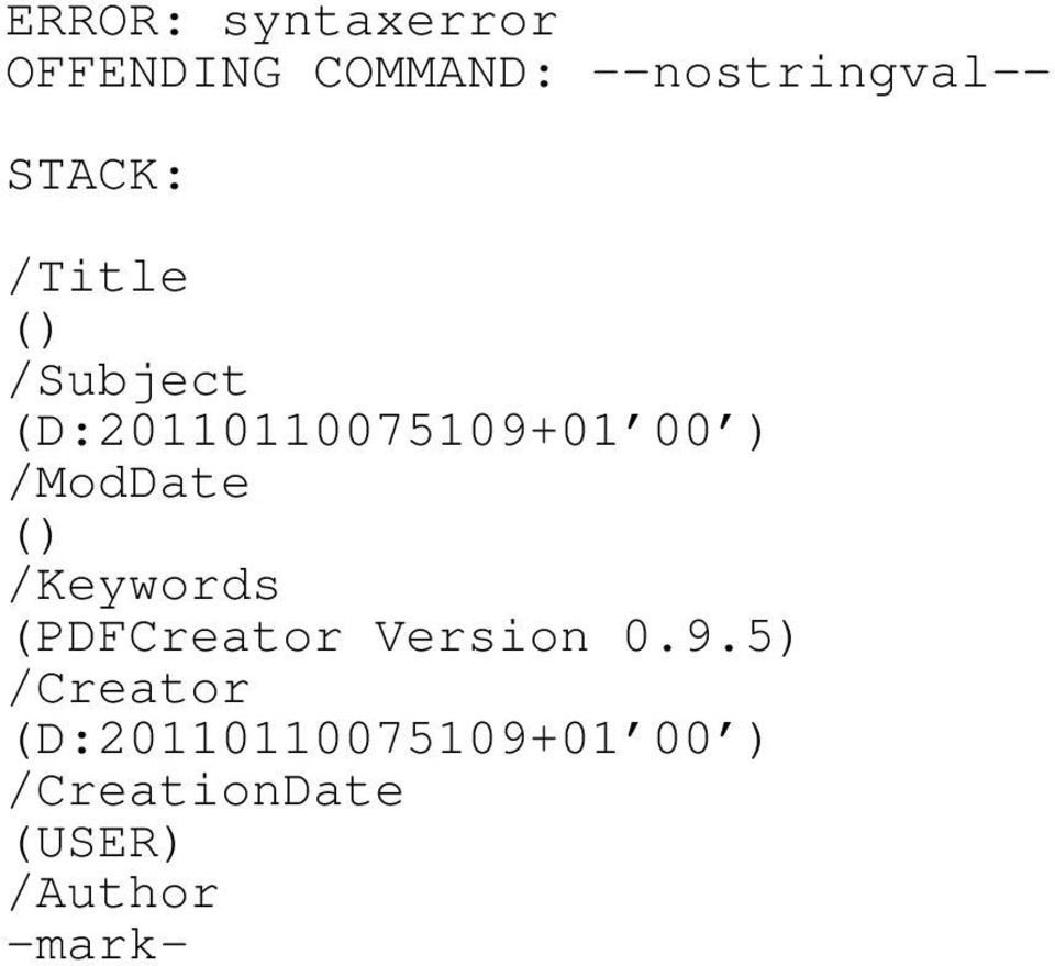 /ModDate () /Keywords (PDFCreator Version 0.9.