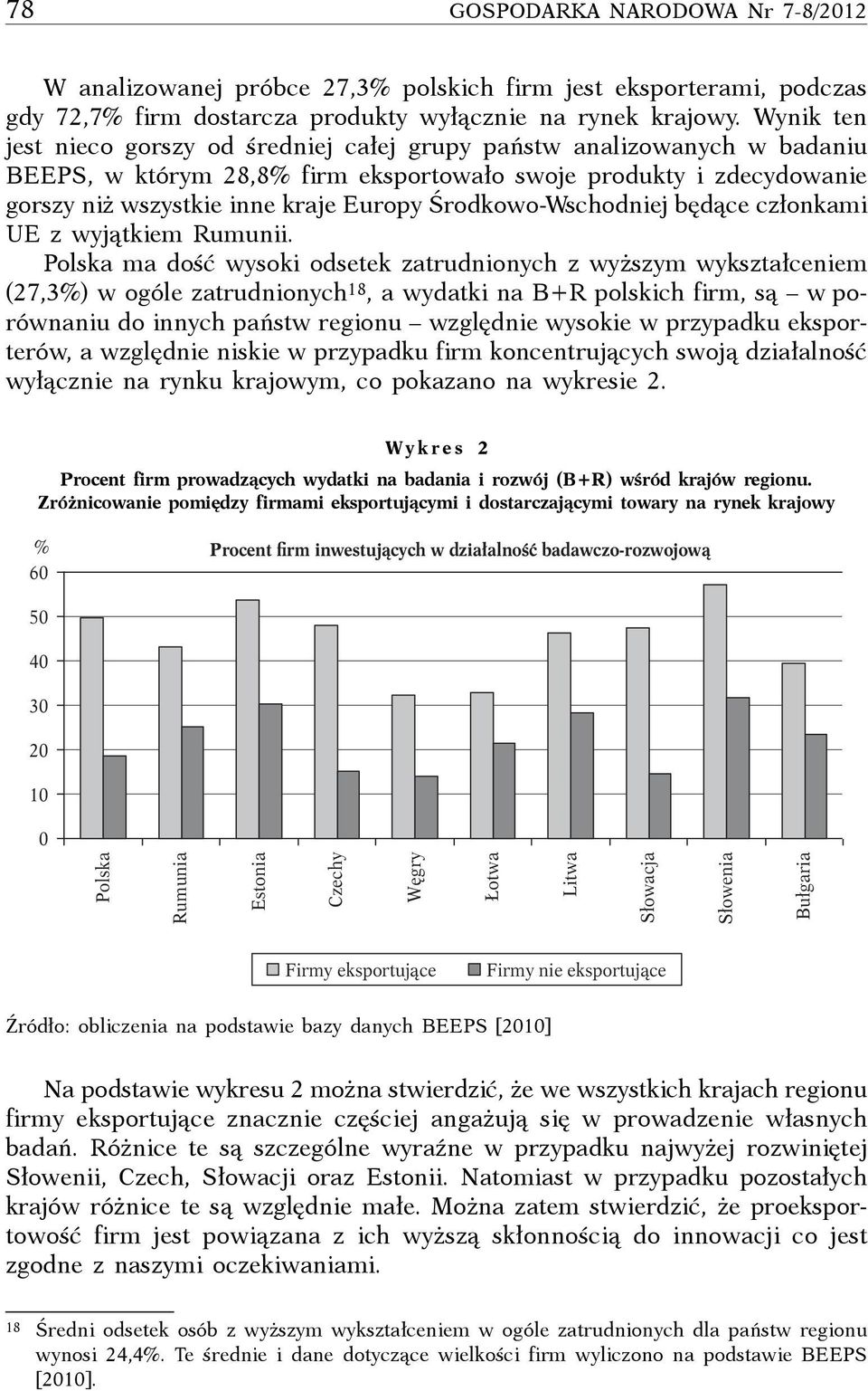 Środkowo-Wschodniej będące członkami UE z wyjątkiem Rumunii.