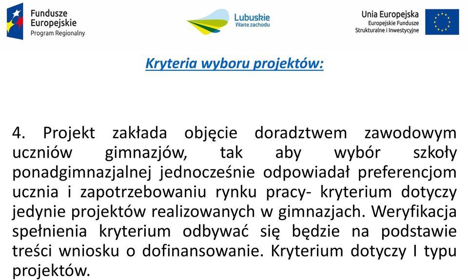 ponadgimnazjalnej jednocześnie odpowiadał preferencjom ucznia i zapotrzebowaniu rynku pracy-