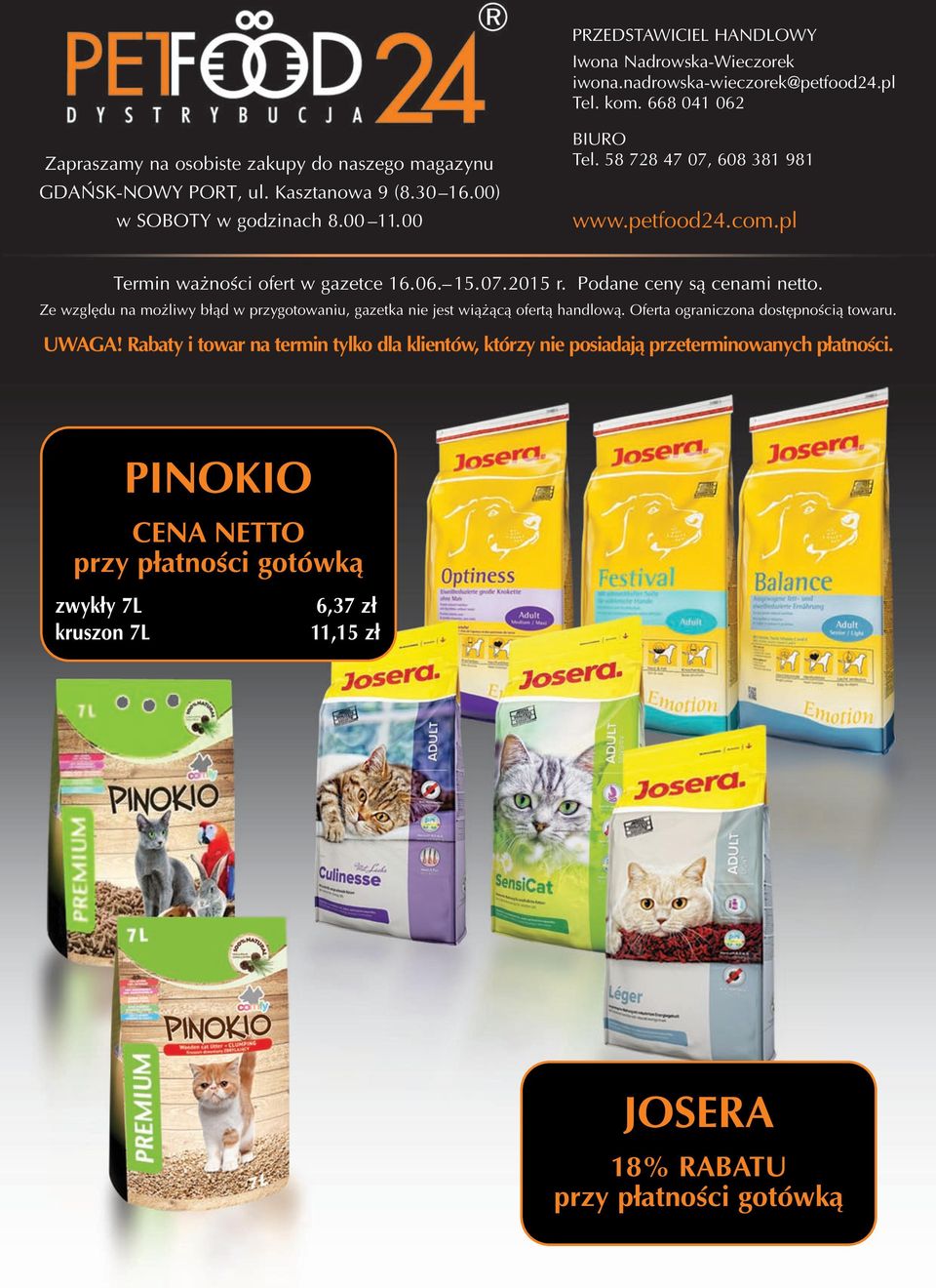 PINOKIO 6,37 zł 11,15 zł