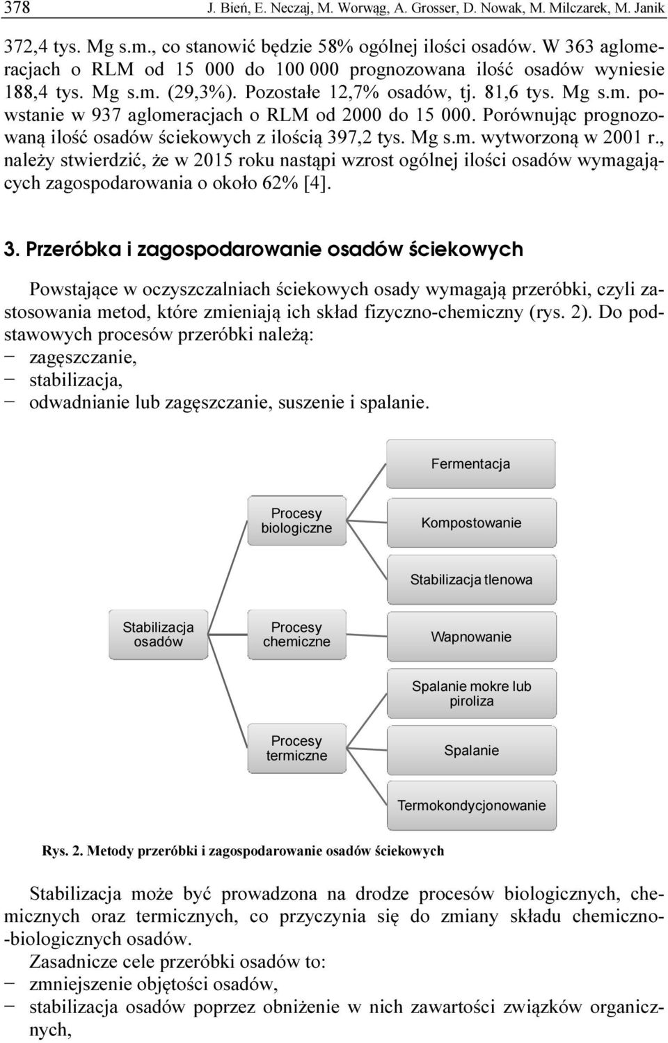 Porównując prognozowaną ilość osadów ściekowych z ilością 397,2 tys. Mg s.m. wytworzoną w 2001 r.